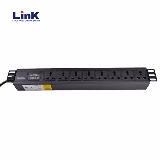 PDU Universal Switch Rack Voltage Protector Socket