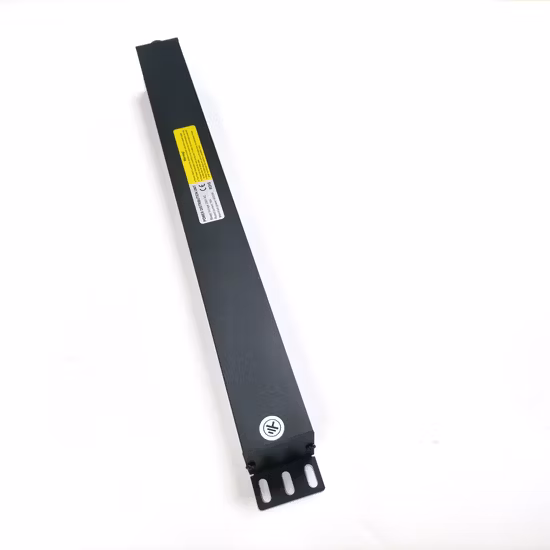 4000W 19インチ 1u ラックマウント配電ユニット 8 ウェイ ドイツ製 PDU ソケット 過負荷保護スイッチ付き 250V 16A